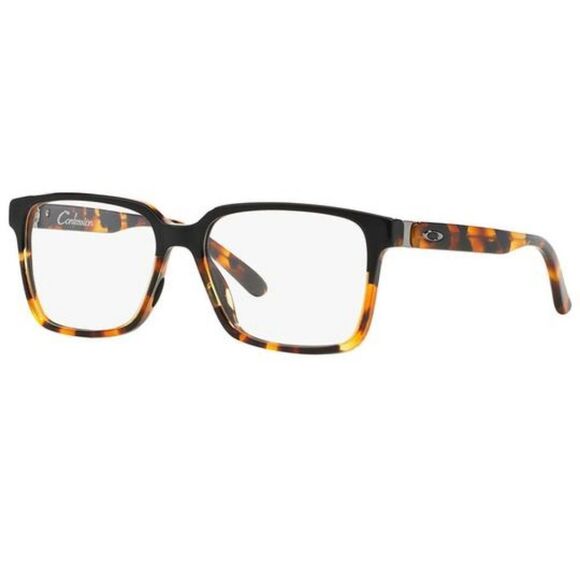 Oakley Eyeglasses Black/Tortoise w/Demo Lens - Picture 1 of 4